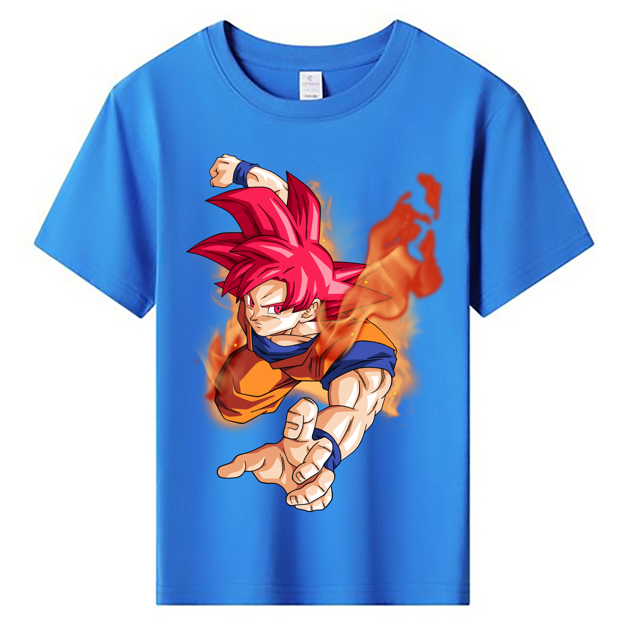 （画像用） ドラゴンボール 孫悟空（そん ごくう）Son Goku カカロット DRAGON BALL Kakarotto 綿100％キッズTシャツ（フロントプリント）